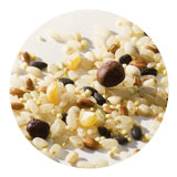 北海道玄米雑穀は北海道産の玄米と12種類の雑穀をブレンド